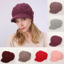 Женские теплые вязаные вещи для зимы, мешковатые вязаные шапки, вязаные крючком, Лыжные шапки