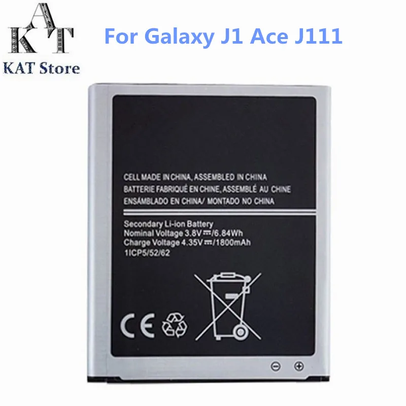 Мобильный телефон Аккумулятор для Samsung Galaxy J1 J Ace J110 SM-J110F EB-BJ111ABE 1800mAh литий-ионные
