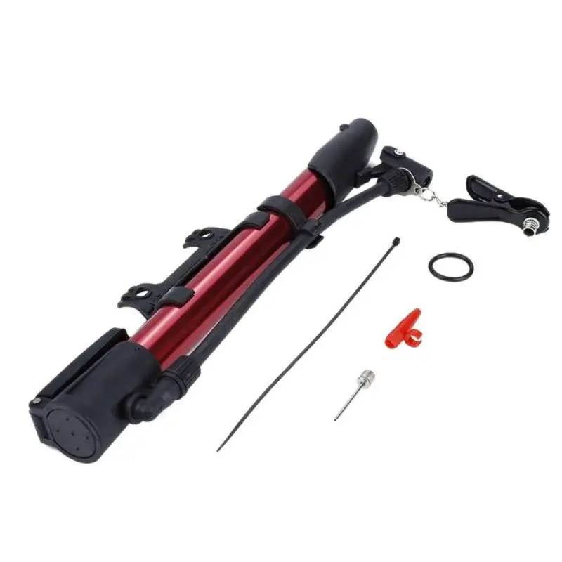 Красный Мини-шины для горной дороги и велосипеда, запчасти для велосипеда, портативный алюминиевый сплав инфлятора, насос для шин, Новинка - Цвет: Красный