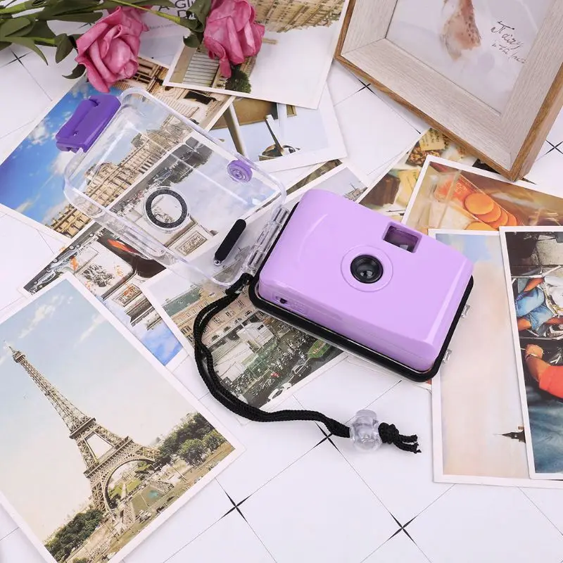 Underwater Waterproof Lomo Camera Mini Cute 35mm Film With Housing Case New