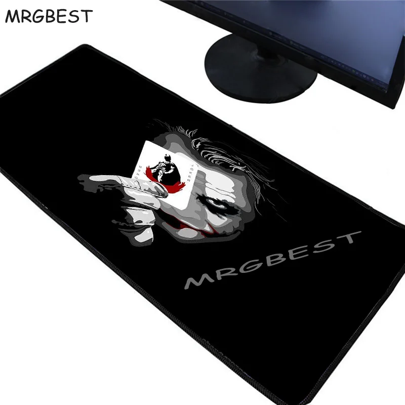 

MRGBEST Lock Edge Gaming Mouse Pad Clown Anime Pc Custom Large Computer Desk Mat Rubber Non-slip for Lol Csgo Gamer Xxl 90x40MM