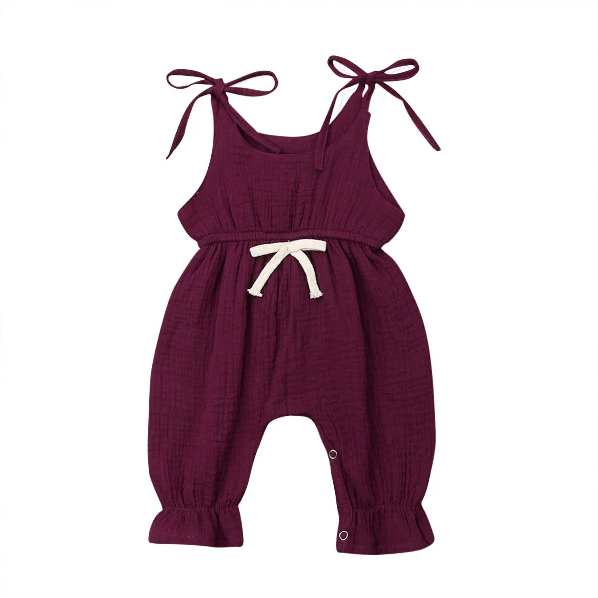 Комбинезон для новорожденных девочек; детский однотонный комбинезон на лямках; комбинезон; штаны; хлопковая одежда; штаны-шаровары; 6 цветов