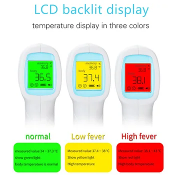 

Baby Thermometer Infrared Digital LCD Body Infrared Forehead Ear Non-Contact Gun Adult Body Fever IR Children Thermometer