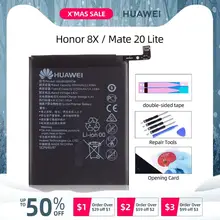 Аккумулятор для HUAWEI Honor 8X батарея mate 20 Lite HB386589ECW 3650 мАч Полная Емкость замена