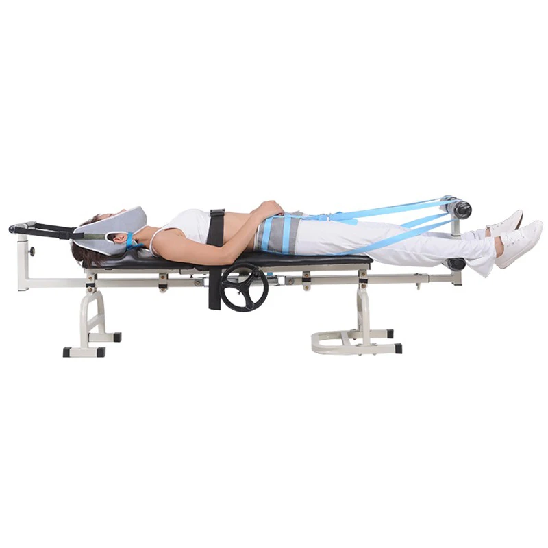 New Therapy Massage Bed Table Cervical Lumbar Traction Body Stretch Spine Ankle Vertebra Fatigue Minor Injurie|traction bed|body stretchcervical