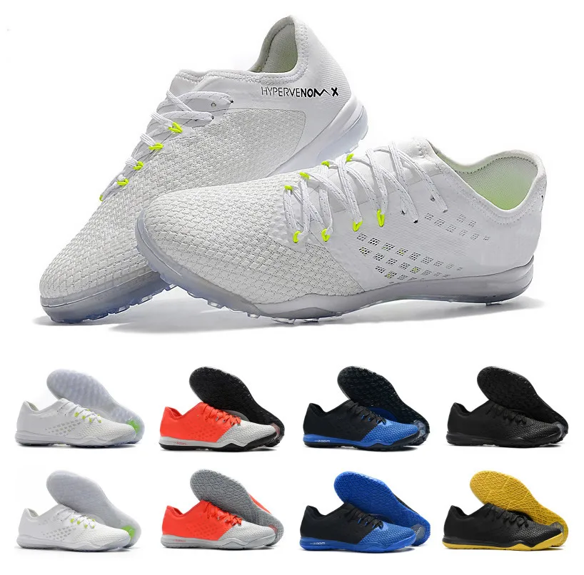 

Hot ZOOM Hypervenom PhantomX III 3 PRO TF IC KPU High Top Mens Women Boys Soccer Shoes Football Boots Cleats Size 39-