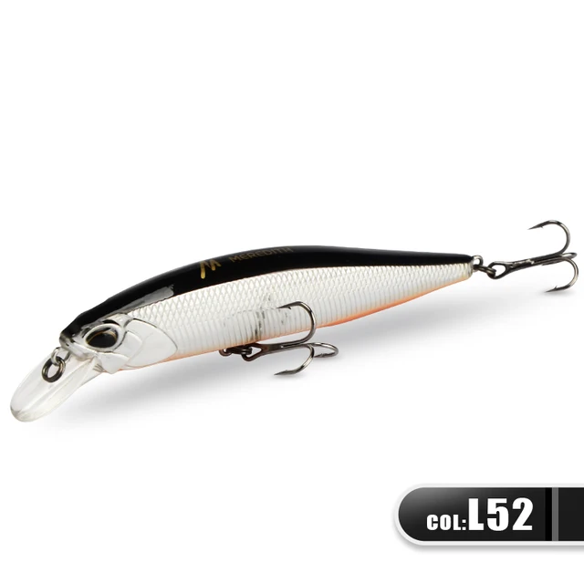 MRERDITH JERK MINNOW 100F 14g  Floating Wobbler Fishing Lure 24Color Minnow Lure Hard Bait Quality Professional Depth0.8-1.0m JBR-100F-L52