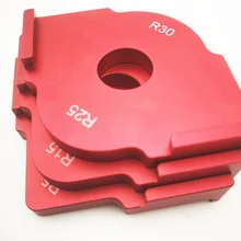 3 шт./компл. деревообрабатывающий фрезерный радиус джиг маршрутизатор Шаблоны алюминиевого сплава углами радиуса R5 R10 R15 R20 R25 R30