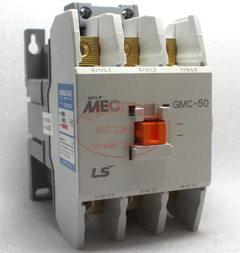 

Original authentic South Korea LG LS power generation (Wuxi) MEC AC contactor GMC-50 AC110V 50A