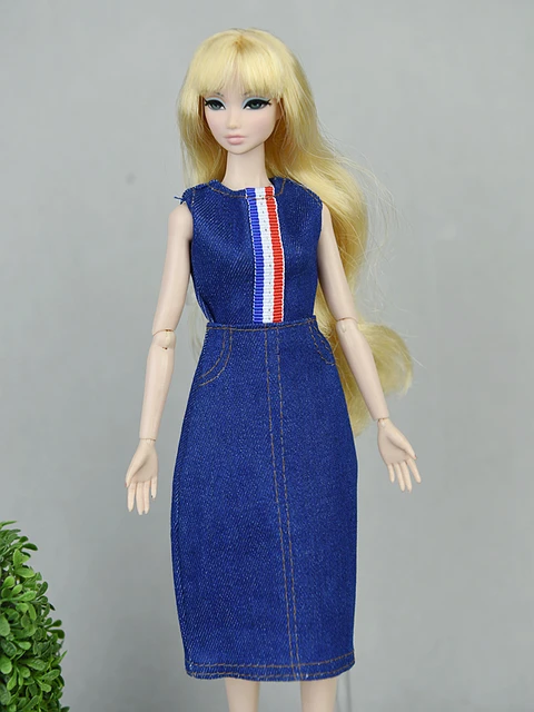 Mais novo moda roupas de boneca leopardo vermelho mini vestido de boneca  para barbie boneca diário casual usar camiseta saia acessórios crianças  brinquedo - AliExpress