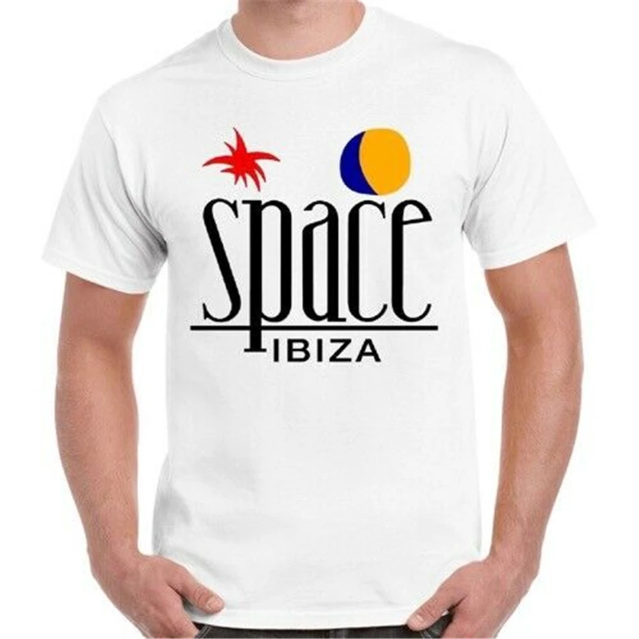 Space Ibiza Clubbing House Pacha белый остров винтажная Унисекс Женская футболка 669 трендовая