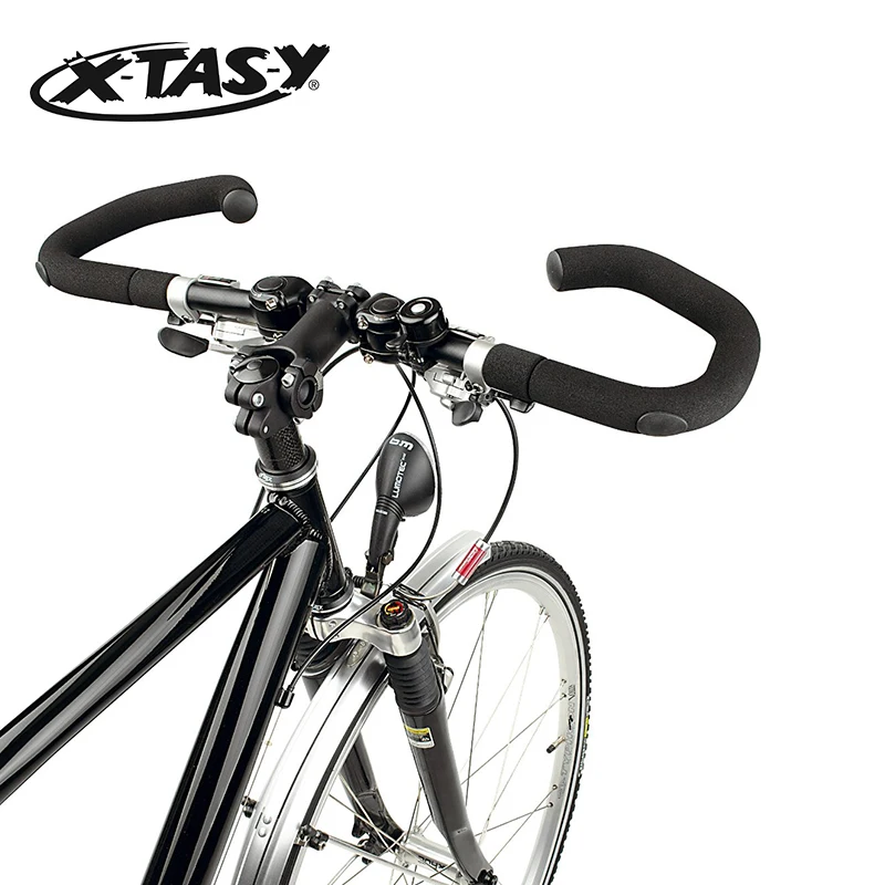 Guidon Papillon Pour Vélo De Randonnée - 25,4/31,8 Mm X 580 Mm Noir - Alliage Aluminium 6061 - Avec Poignées (Option)