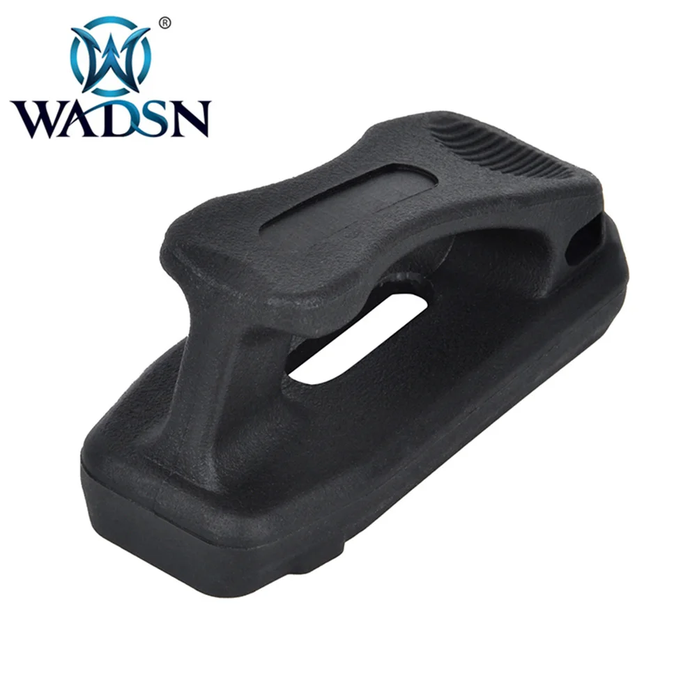 WADSN Magazine Ranger Floorplate для M4 PMAG Rapid Cage Mag резиновые петли для страйкбольного пистолета Assist Plate MP04002 охотничий аксессуар - Цвет: BK