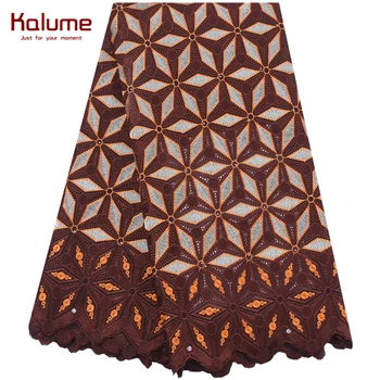 

Kalume Swiss Voile Lace In Switzerland High Quality African Lace Fabric Fashion Nigerian Cotton Voile Lace Sewing Material F2120
