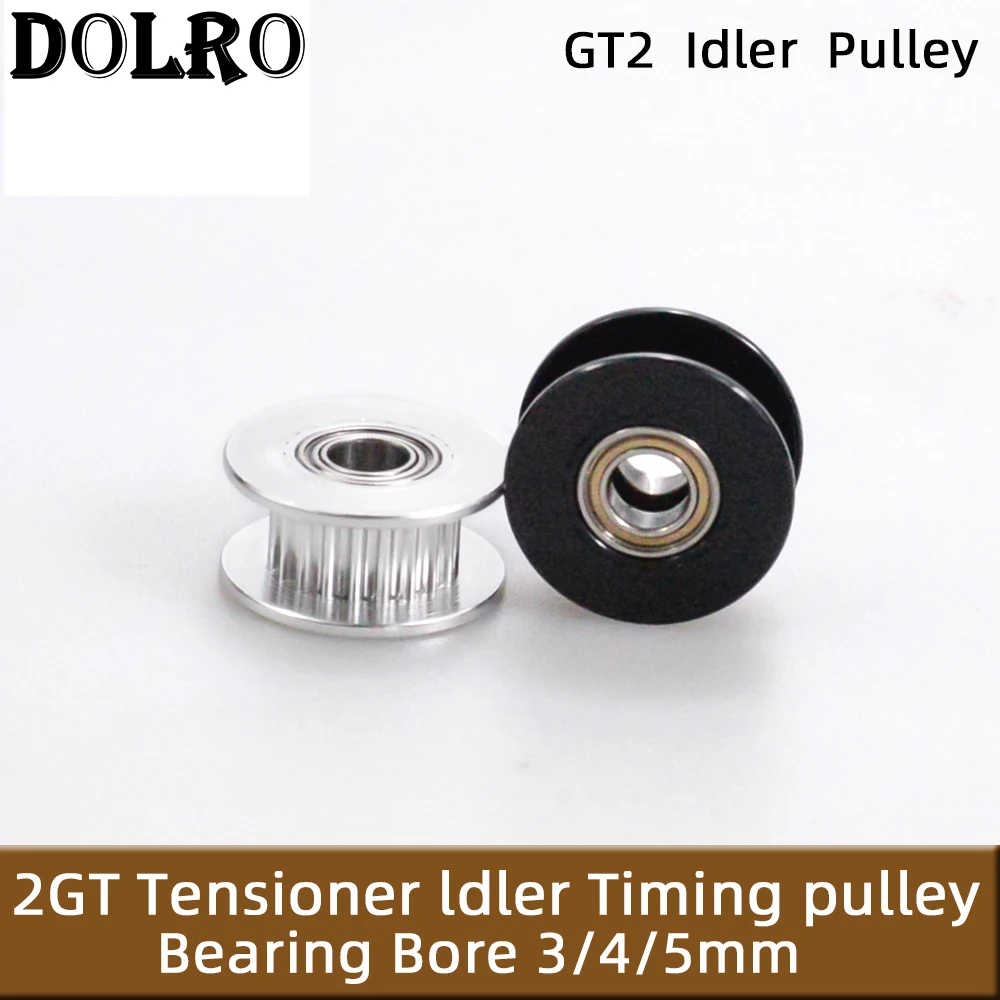 1pc GT2 Timing Pulley 16/20 Tooth Wheel Bore 3/4/5mm Aluminium Gear Teeth Width 6/10mm For 3D Printers Reprap Part timing pulley