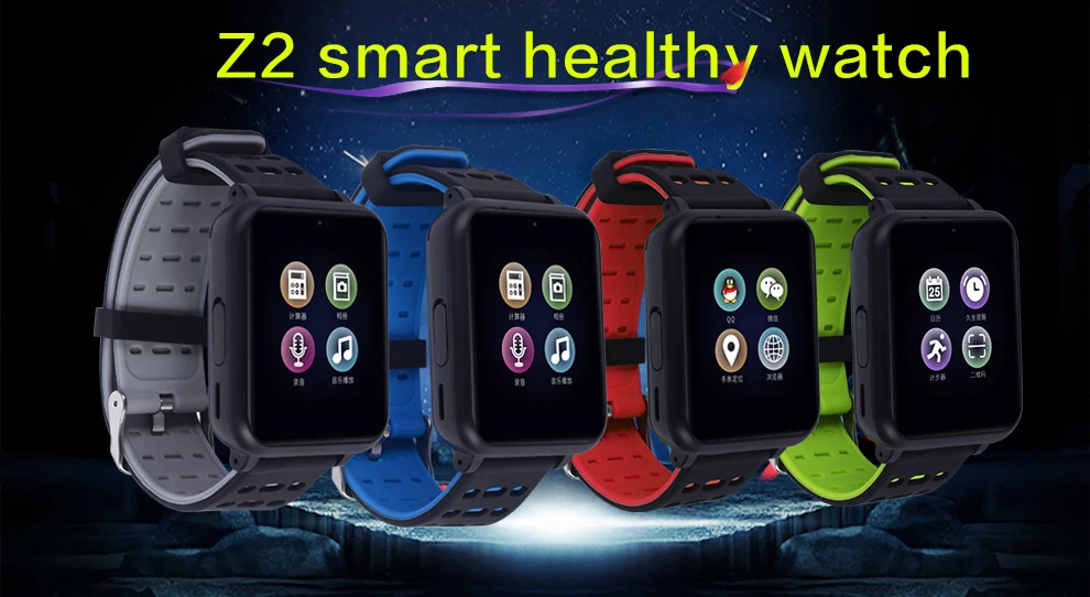 

Smart Watch Sim Card TF Bluetooth Phone watches Z2 Whatsapp Sleep Monitor Call Reminder Sport Camera For Android Watch Men Women