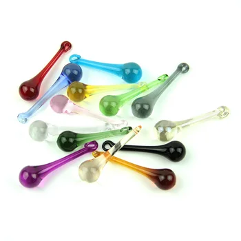 

16X60MM/20X80MM Raindrops Crystal Chandelier Parts Lamp Glass Hanging Pendants Crystal Beads Curtain Accessories
