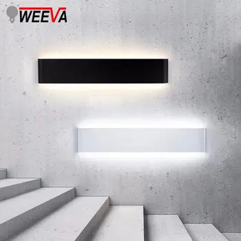 

Led Wall Lamp Modern Indoor Lighting Fixture Minimalist Sconce 6W 20W 24W Bedroom Bedside Living Room Hallway Stair Home Decor