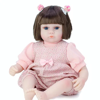 

42cm reborn dolls Baby Soft Silicone reborn Babies doll lifelike Newborn Adorable Handmade Bonecas toy for kids New Year gift