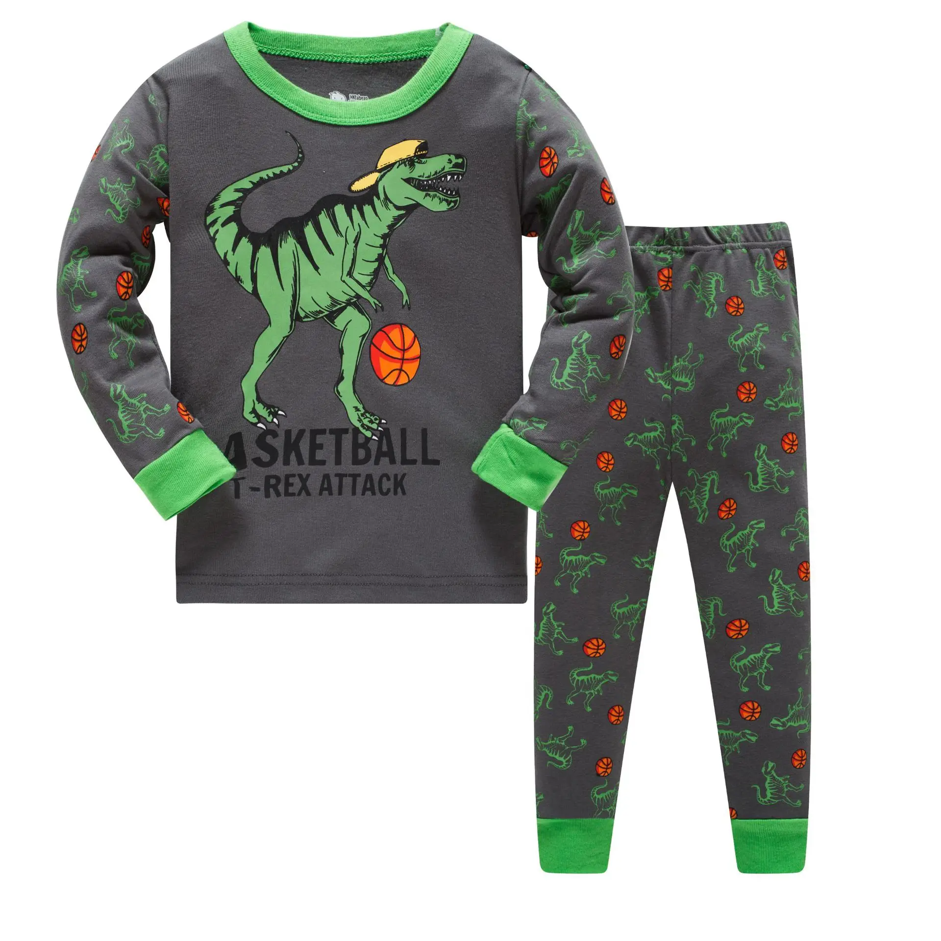 Г., Детская осенняя Пижама, комплект одежды для мальчиков мультфильм Динозавр, одежда для сна, костюм, комплект для детей, футболка с длинными рукавами+ штаны, комплект из 2 предметов, одежда для малышей - Цвет: 30