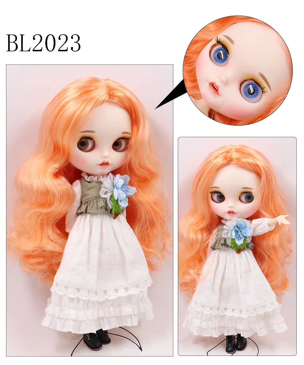 ICY factory blyth doll joint body bjd toy custom doll naked doll with hands AB matte face on sale 1/6 30cm