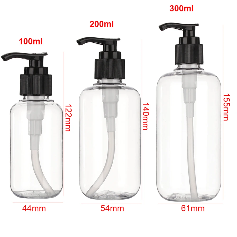 100/200/300 ml прозрачный пены бутылка для жидкого мыла, пена розлива точек шампунь лосьона гель для душа бутылки для лосьона