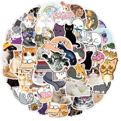 10/30/50/100PCS Kawaii Chat Kitty Dessin Animé Autocollants Graffiti Autocollants BRICOLAGE Journal Scrapbook Téléphone Portable Voiture Autocollant Mignon pour Enfants Jouet 