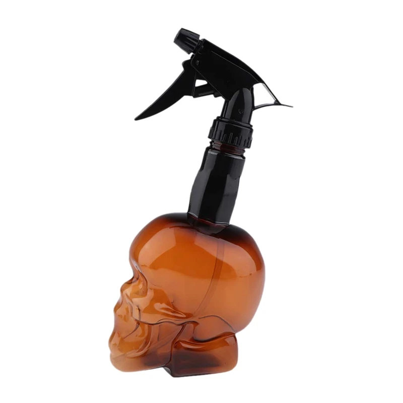 2Pcs 300Ml Empty Water Spray Bottle Salon Hairstyling Plant Pet Hair Mist Sprayer Skull Shape
