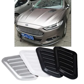 

Car Sticker Air Intake Flow Vent Fender Decorative Stickers Side Mesh Cover Front Bumper Hood Bonnet Grilles Vent Decals