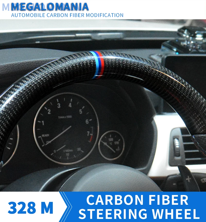 Рулевое колесо M4 для BMW M Series F10 F30 F32 F80 F82 M5 F06 F12 Сменное углеродное волокно|Рулевые