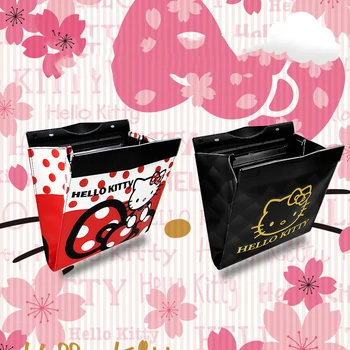 

Foldable Car Trash Bag Kitty Cat Collapsible Garbage Bag Car Trash Bin Universal Car Organizer Car Storage Bag Car Accessories