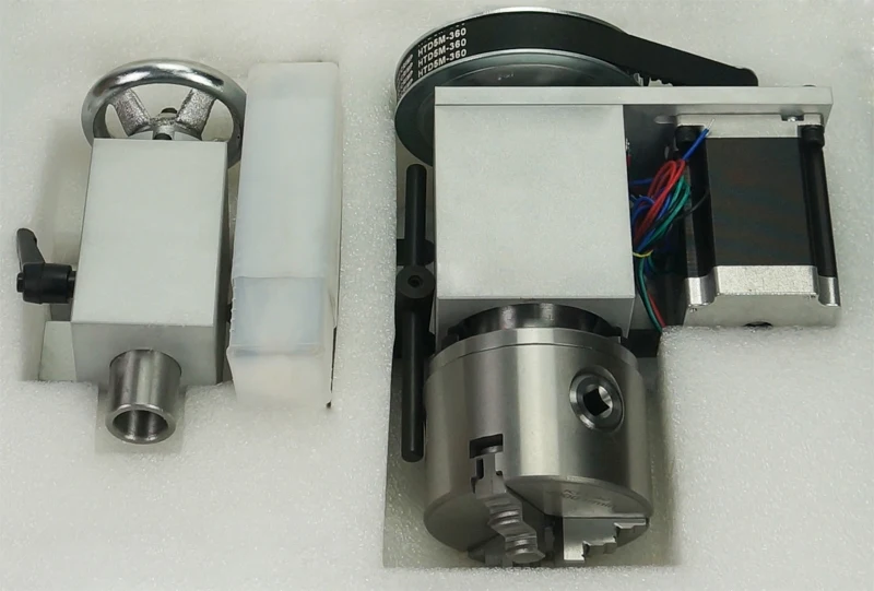 Задняя часть и роторная ось 4-я ось для фрезерного станка с ЧПУ гравер фрезерный станок с ЧПУ роторная ось активность патрон для задней бабки 80 мм