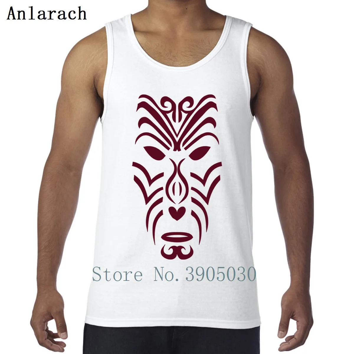 Maori Tribal Tattoo Mask Vest Big Sizes Singlets Customized Casual Tank Top For Men Family High Quality Summer Style