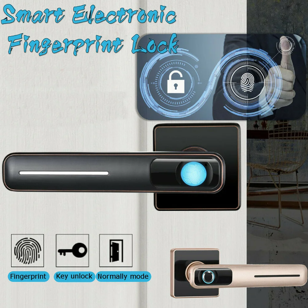 Smart Electronic Fingerprint Door Lock Security Safe Tools USB for Home Office GK99