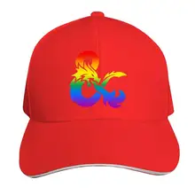 Бейсбольная кепка с радужным градиентом Подземелья и Драконы, старая сэндвич Кепка, остроконечная Кепка для папы