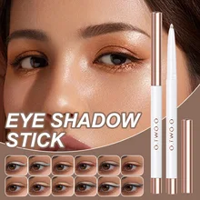 12 Colors Pearly Luminous Eyeshadow Stick Multifunctional Eye Shadow Lying Silkworm Eyeliner Pen Eye Makeup Beauty Makeup Tool