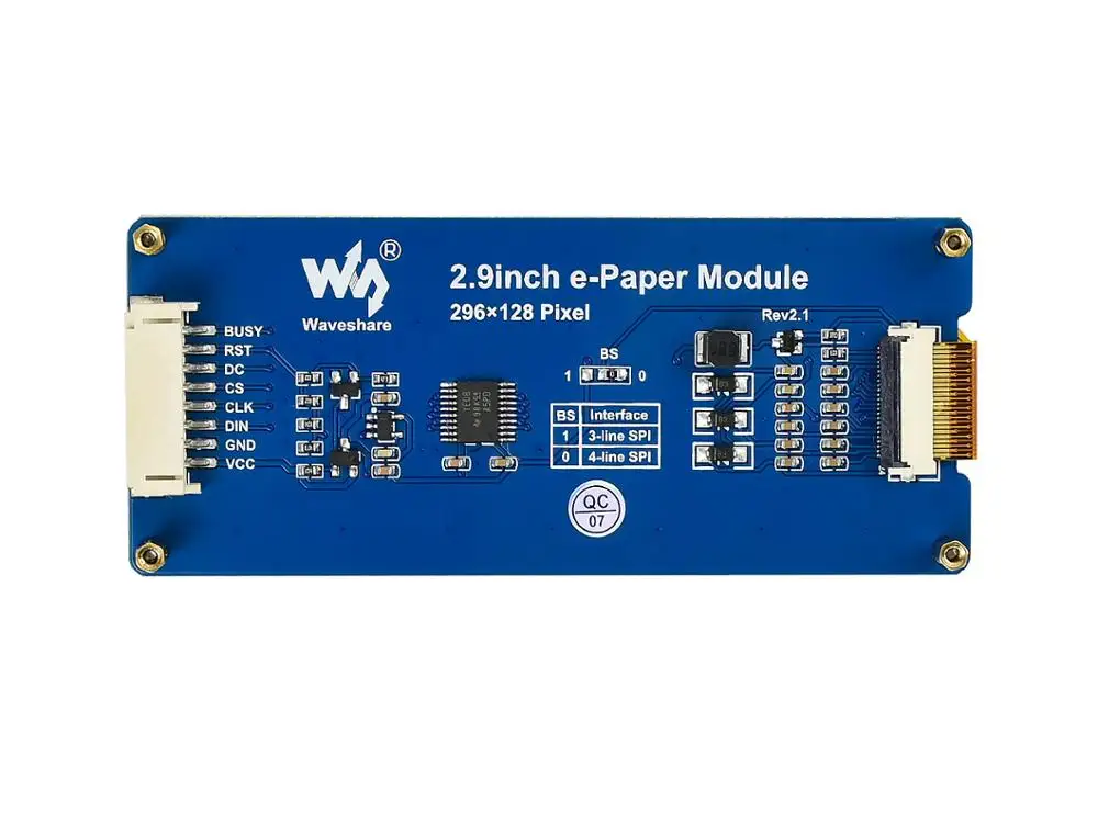 6 5 дюймовый экран E Ink 2 9x296 модуль Paper SPI поддерживает частичное обновление Ультра