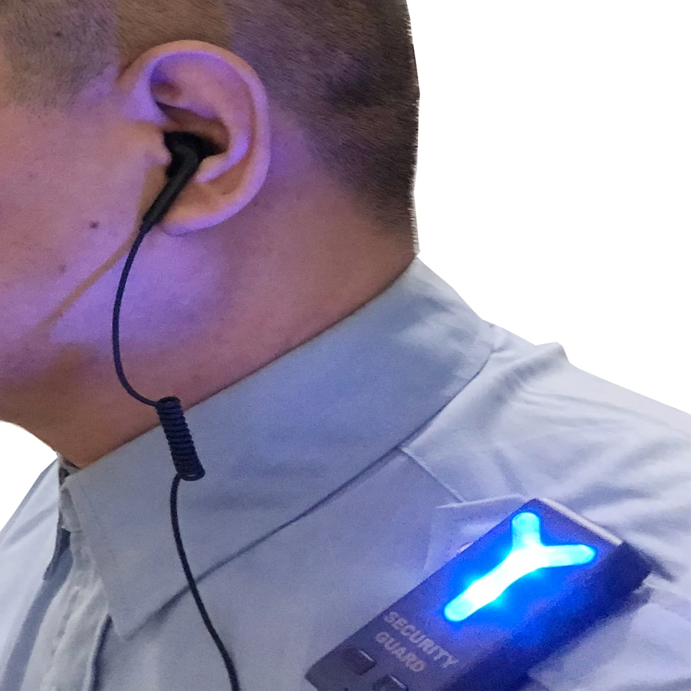 Public-Security-Personnel-Shoulder-LED-Lamp-with-Bluetooth-Earphone-for-Night-Ultra-Bright-Stroboscopic-Warning-Type (4)