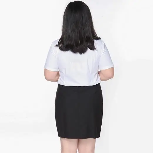 9XL 8XL 7XL 6XL 5XL Для женщин карандаш юбка большого размера эластичный Высокая талия черный формальный Feminino леди офисная мини-юбка M279