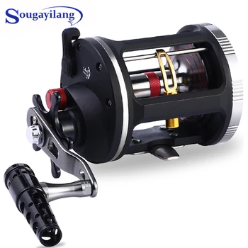 

Sougayilang Strong Trolling Reel Fishing Tackle 14+1BB Right Hand Casting Sea Baitcasting Coil De Pesca