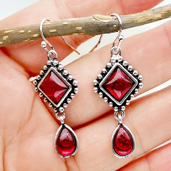 

Fashion Water Drop Earrings Classic Vintage Stone Dangle Earrings Jewelry Statement Earrings for For Women Party Best Gift
