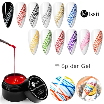 

Mtssi Spider Gel Creative Wire Drawing Nail Gel Lacquer Point To Line Painting Gel Polish Pulling Silk Spider Nail Art Design