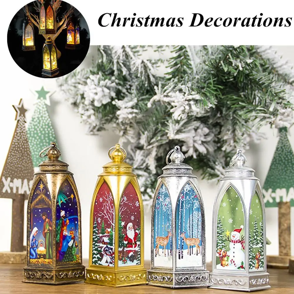 

Color Painting Hanging Pendant Christmas Lamp for Home Tree Decoration