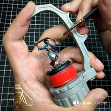Model painting Special tools Coloring table Coloring clip handle For Soldiers Handicraft Gundam