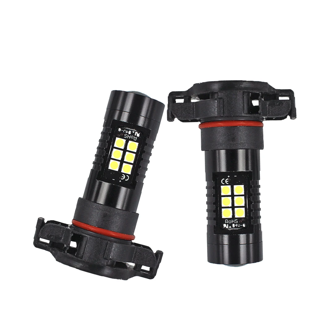 Auto Headlights 3030 H16 21SMD Canbus Led Front Fog Lights 360 degree Headlights 12-24V 6500K Bulb Daytime Running Lights