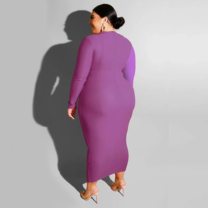 Платье размера плюс 4xl 5xl, сексуальное облегающее платье для женщин, осенне-зимнее винтажное рождественское платье средней длины, женское платье-карандаш большого размера s Vestidos