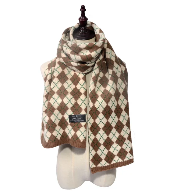 Christmas Pure Cotton Lady Big Shawl Imitation Cashmere Scarf Soft Skin-friendly Thickening Warm Letter Printing Shawl Scarf 14