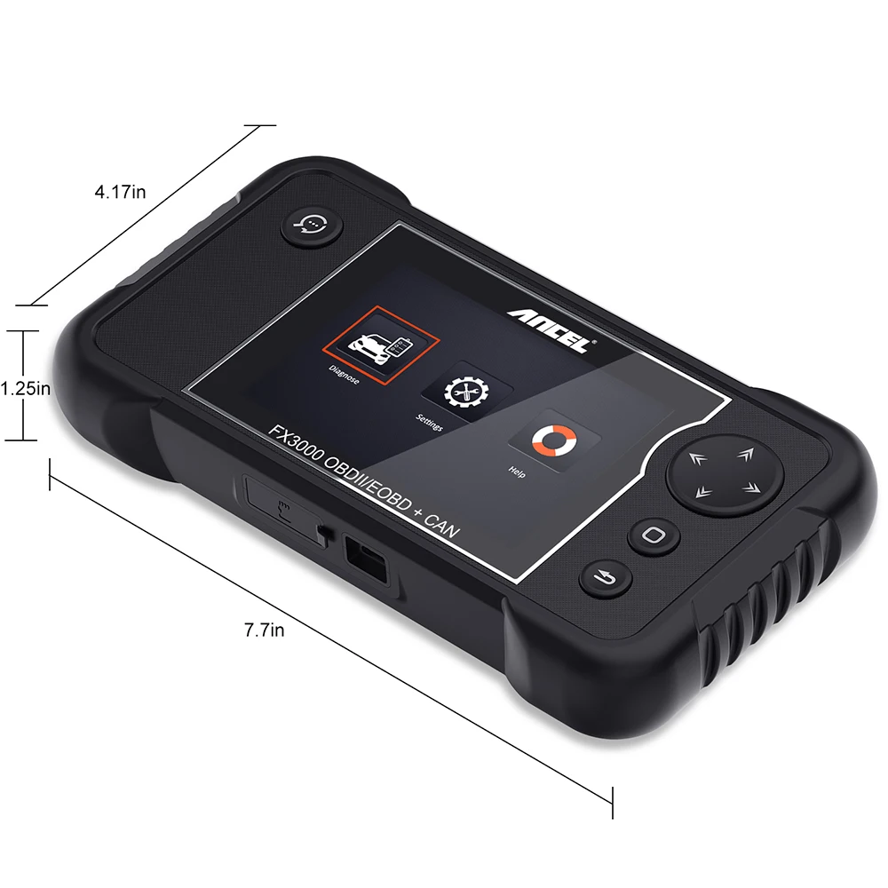 OBD2 автомобильный сканер Подушка безопасности ABS на SAS BMS сброс масла OBD2 автомобильный диагностический инструмент ANCEL FX3000 OBDII сканер обновление бесплатно