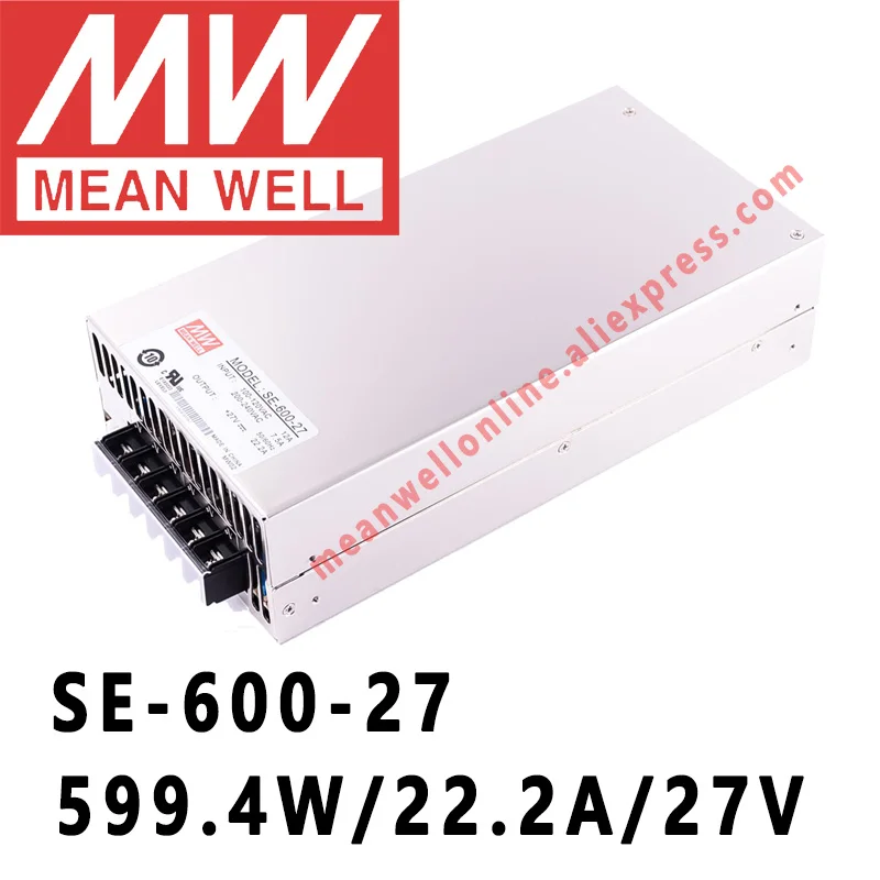 SE-600-27 Mean Well 599.4W/22.2A/27V DC Single Output Power Supply meanwell online store | Обустройство дома