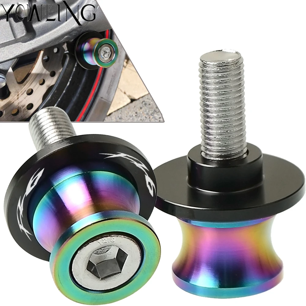 

M6 Swingarm Stand Screws Motorcycle Swing Arm Spools Slider FOR YAMAHA FZ6 FAZER 2006 2007 2008 2009 2010 2011 2012 2013 2014